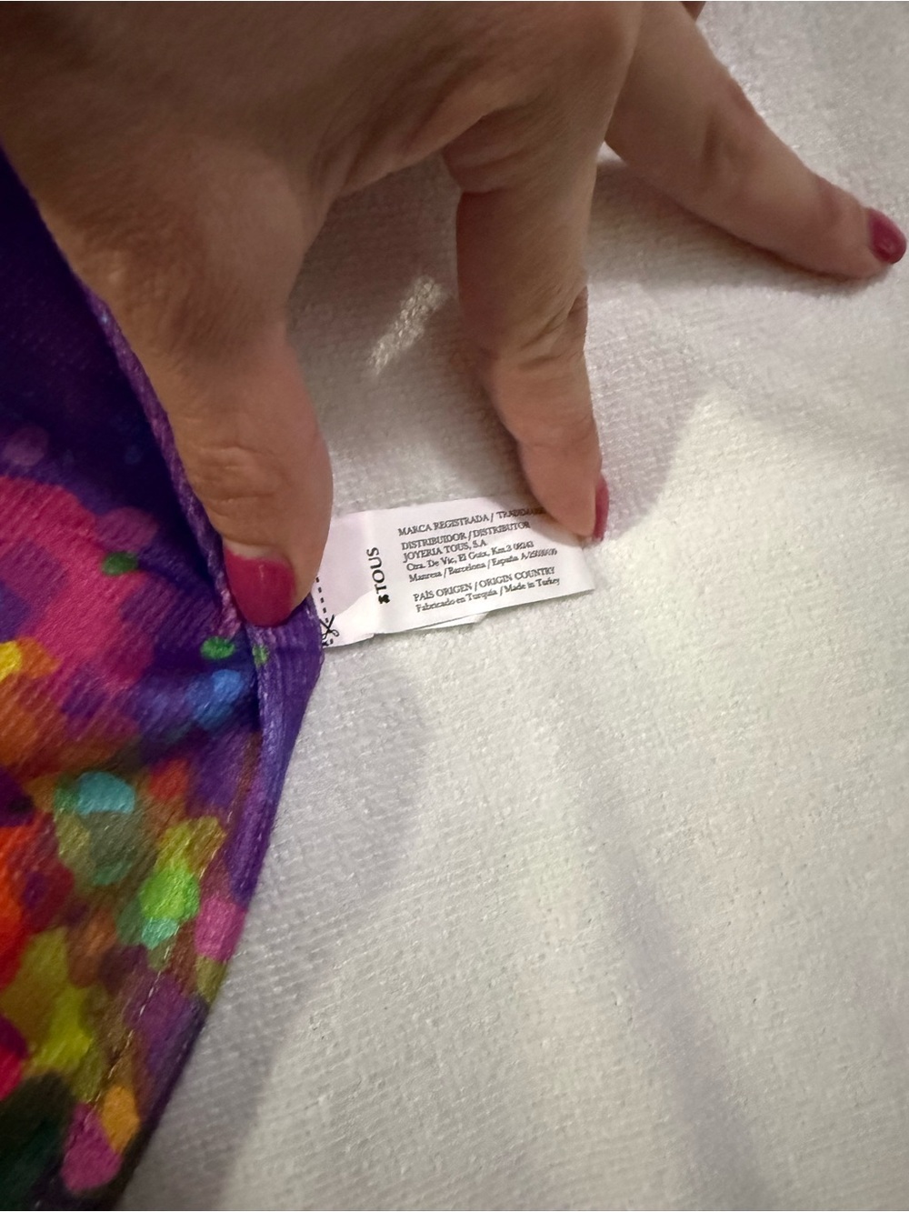 Tous Bright Multicolor Beach Towel - Picture 3 of 4